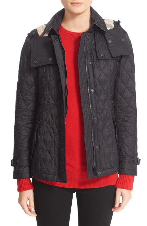 burberry finsbridge quilted jacket short|Burberry Short Finsbridge Quilted Coat .